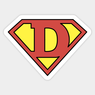 Super Dad Logo Sticker